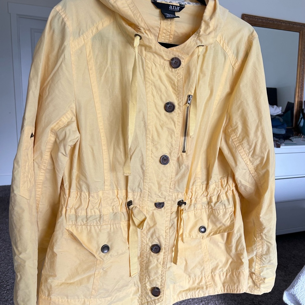 a.n.a Light Yellow Utility Jacket